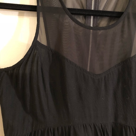 Sugar Lips // Black Sheer Neck Top - Picture 2 of 4